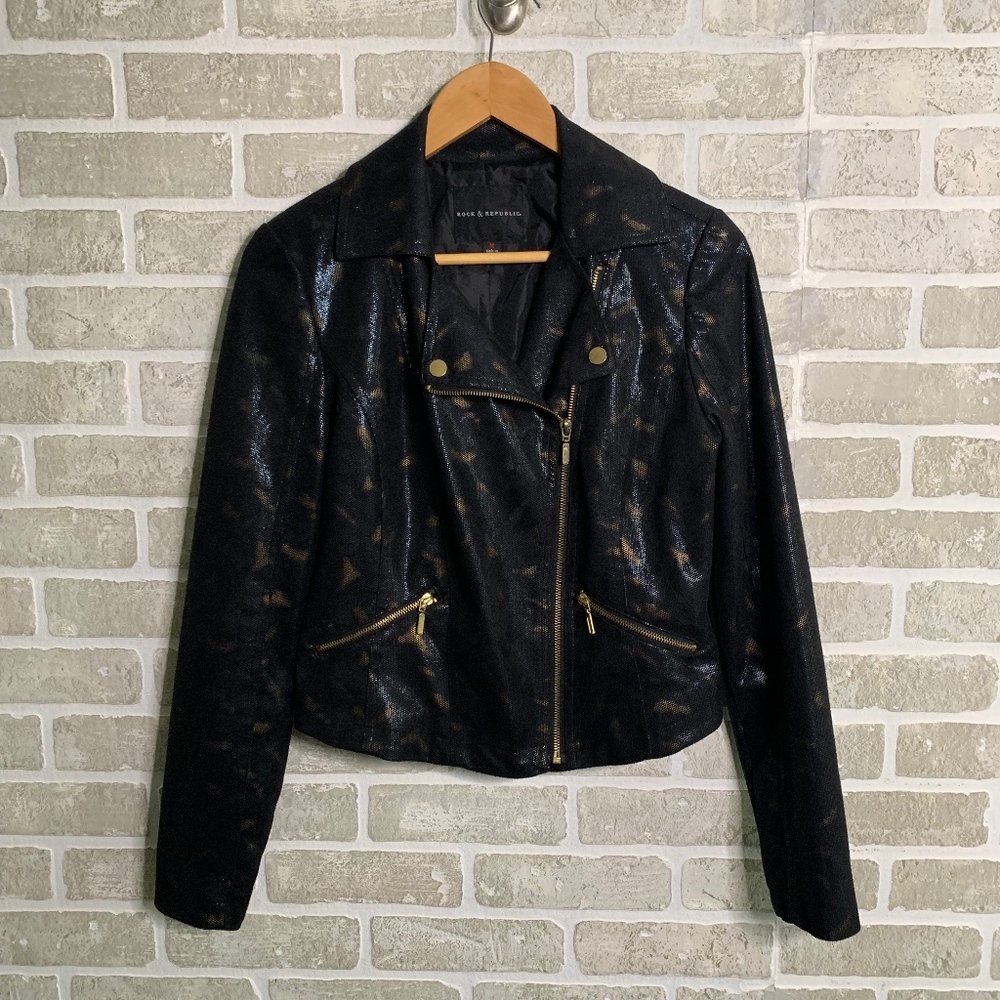 Rock & Republic faux “leather” jacket